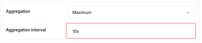 Aggregation Interval