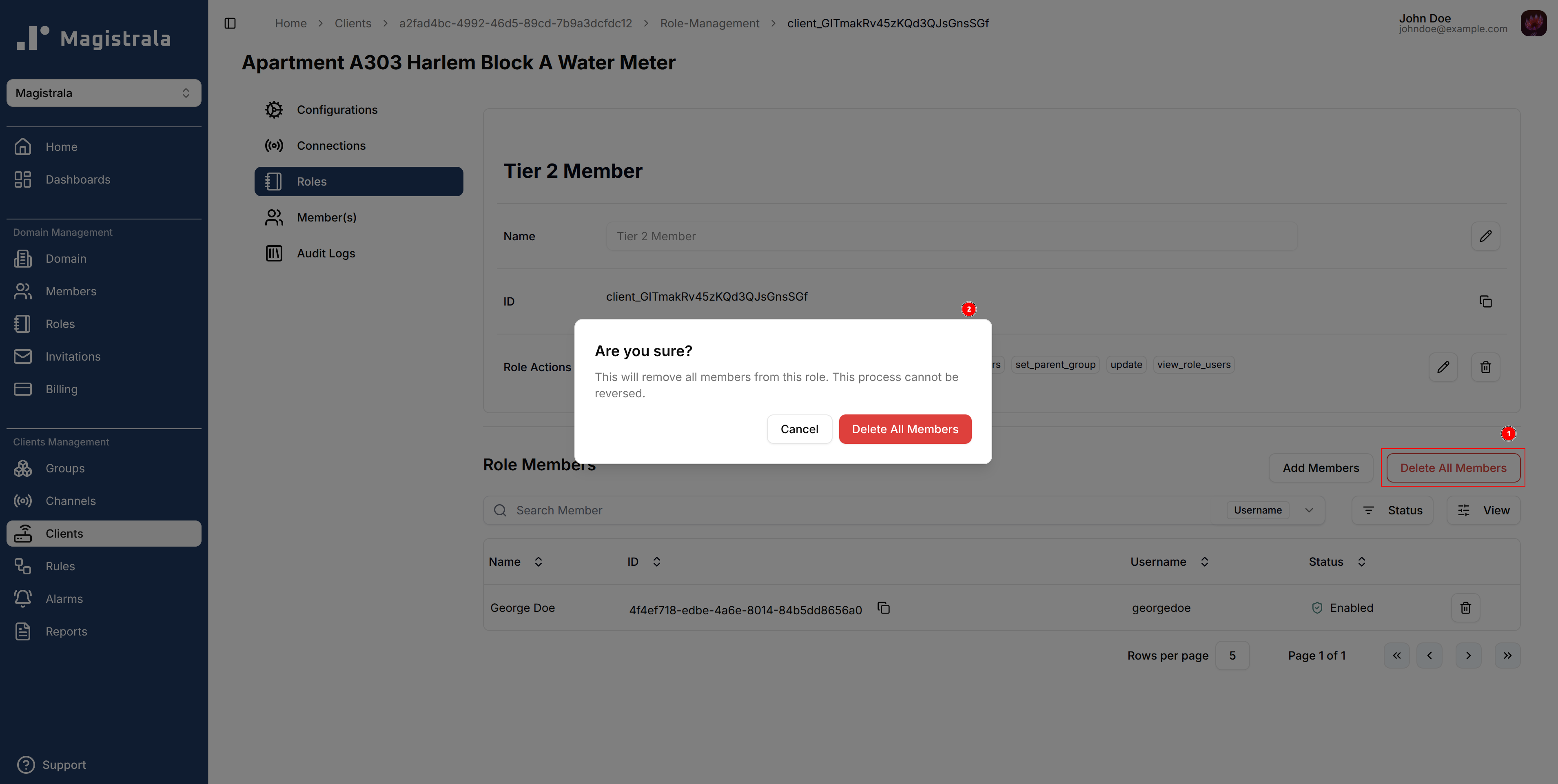 Delete All Role Members